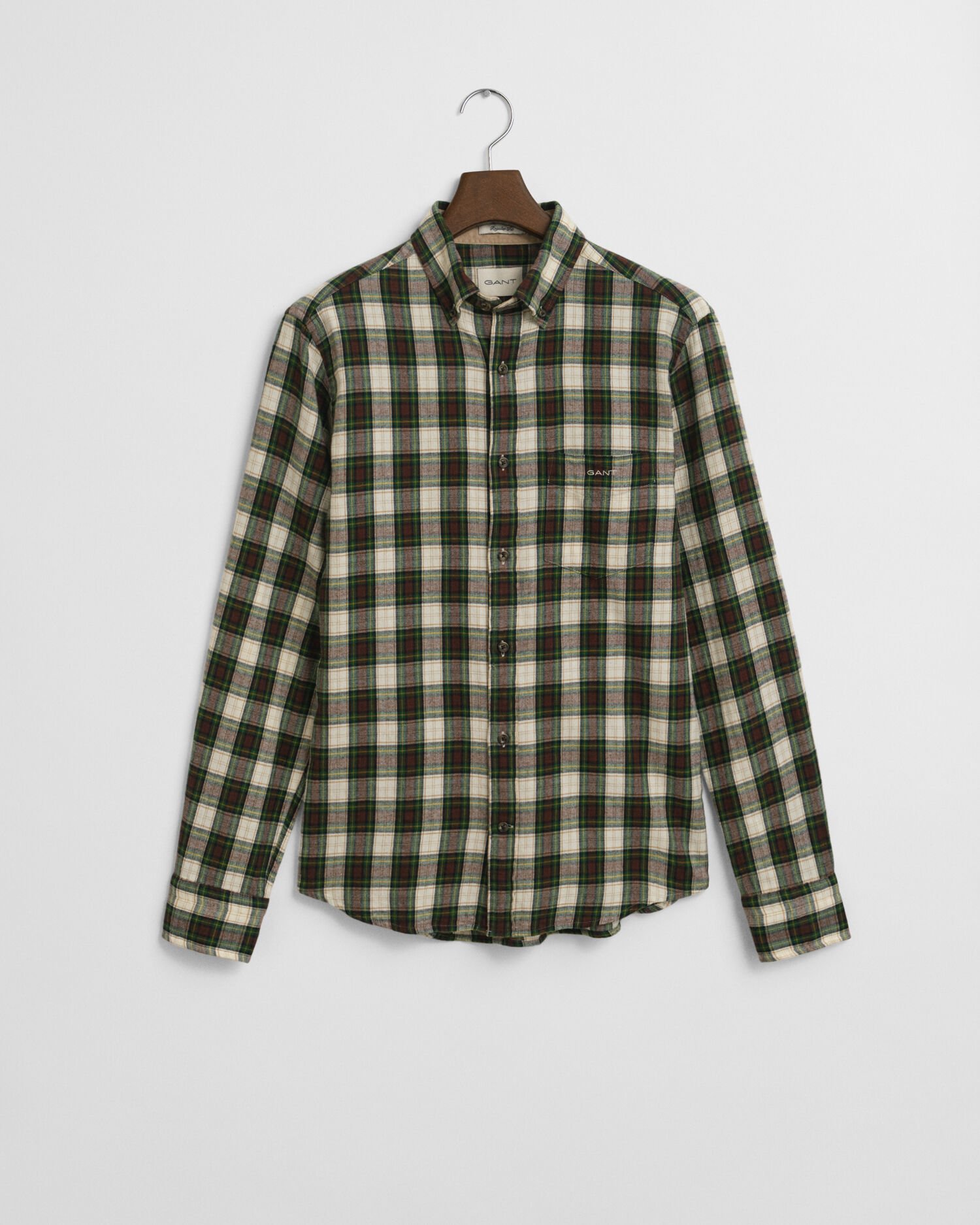 Regular Fit Windblown Flannel Hemd mit Karomuster