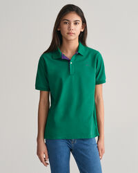 Teens Kontrast Piqu&eacute; Poloshirt