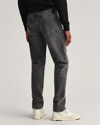 Hayes Slim Fit Jeans mit Vintage-Waschung