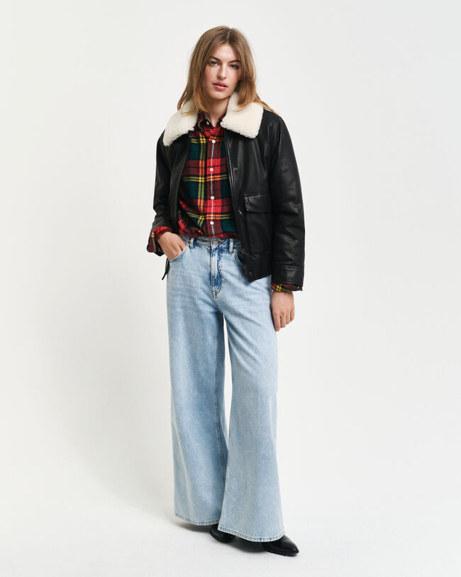 Relaxed Fit Tartan Twillhemd