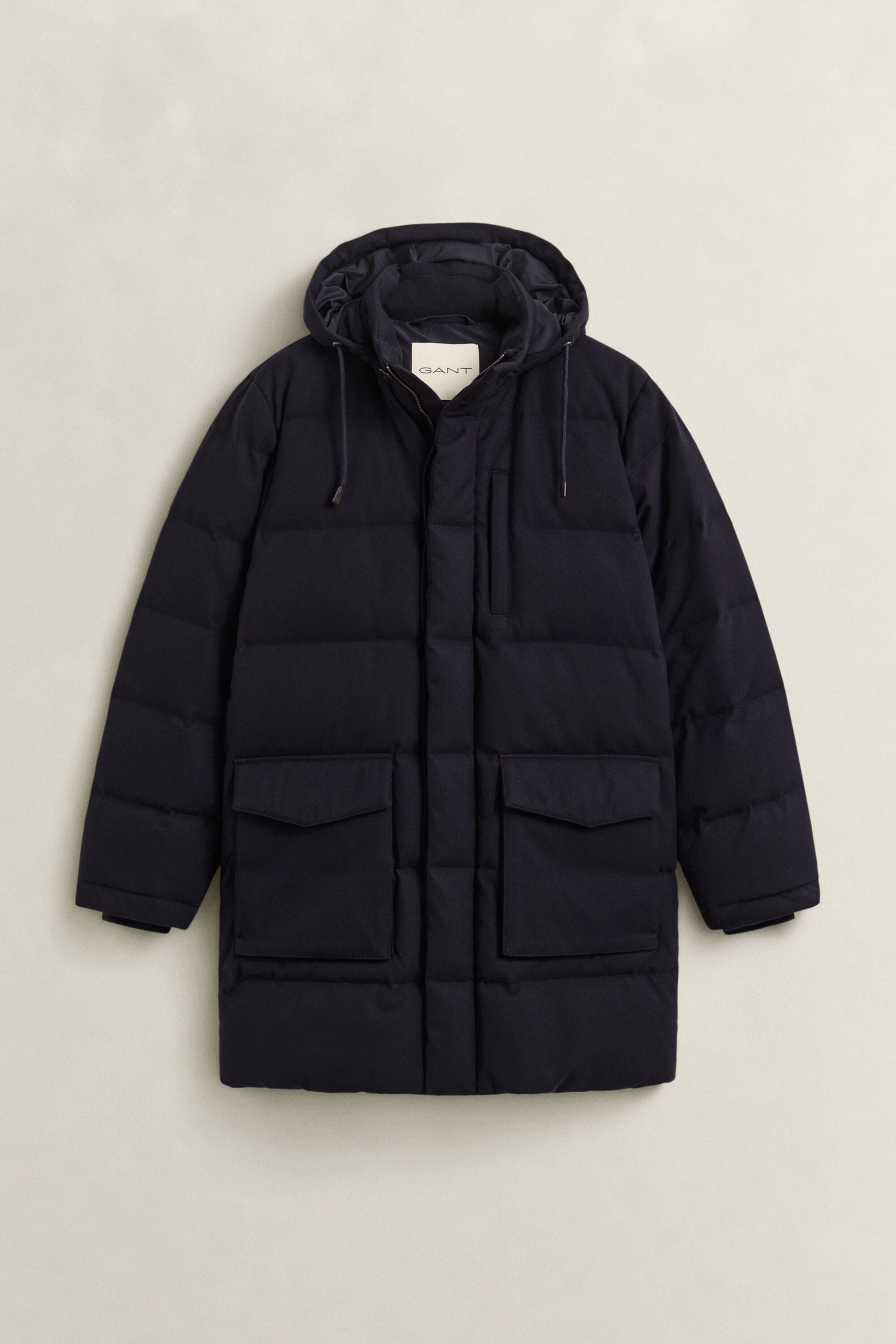 Mittellange Flanelldaunenjacke