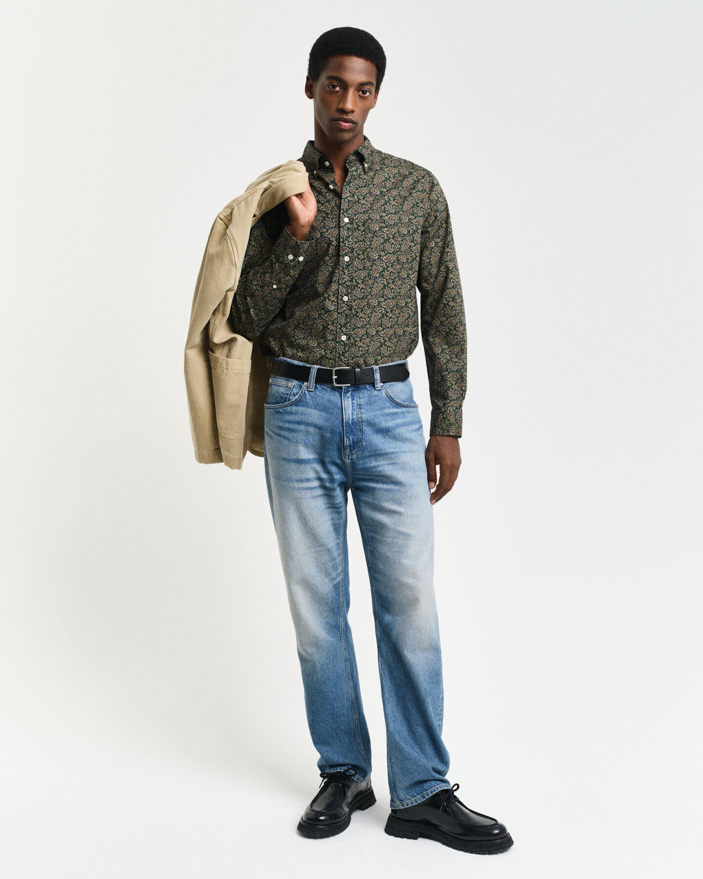 Regular Fit Hemd mit Paisley-Print