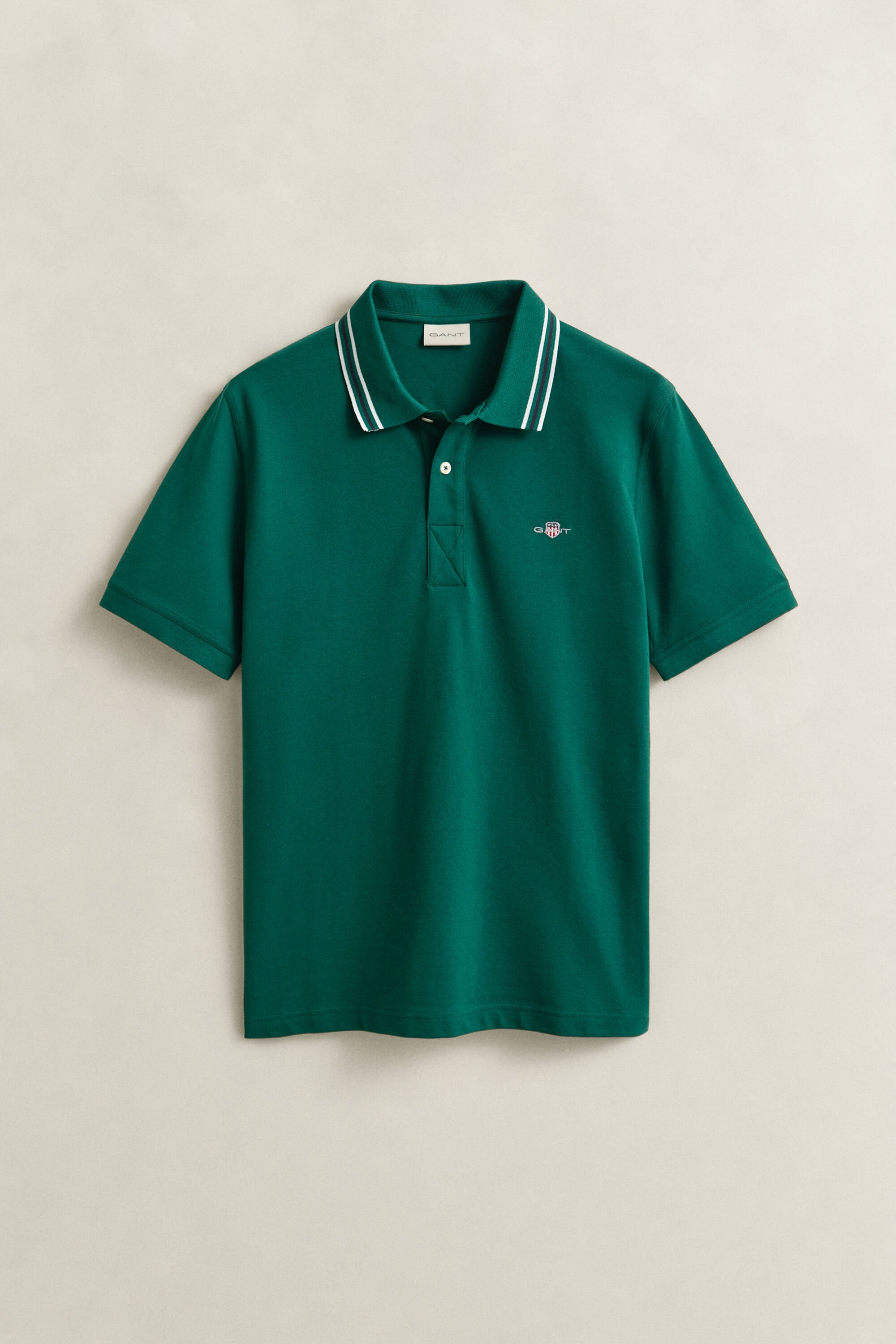 Poloshirt mit Kragenstreifen
