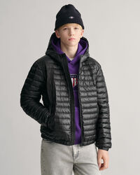 Teens Shiny Leichte Daunensteppjacke