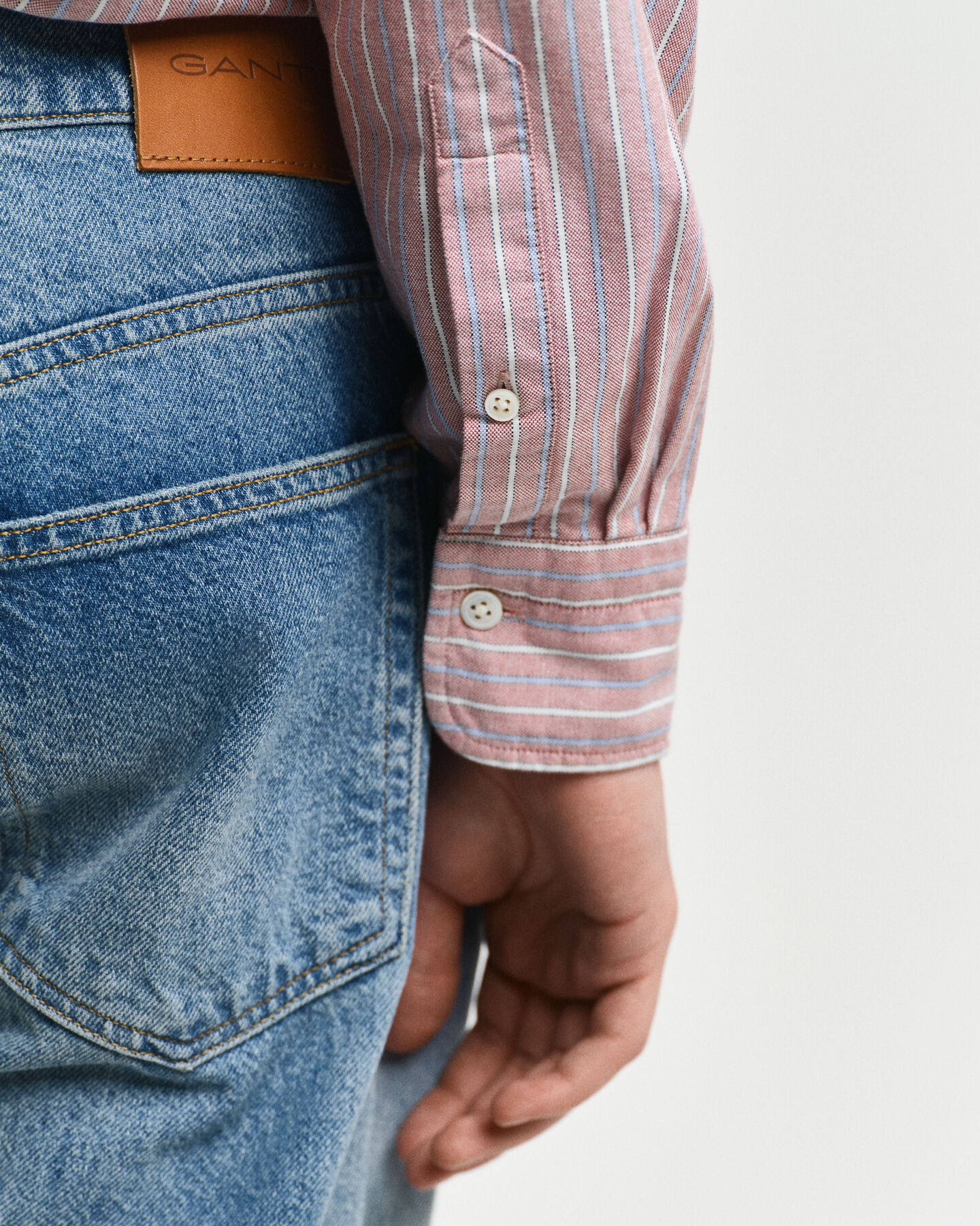 Relaxed Fit Heritage Oxford-Hemd mit Streifen