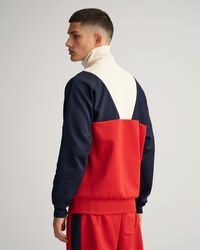 Crest Shield Tracksuit Sweatshirt mit Reißverschlusskragen