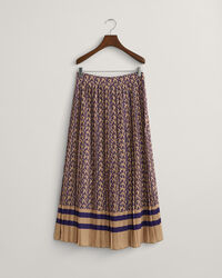 Monogram Faltenrock mit Print