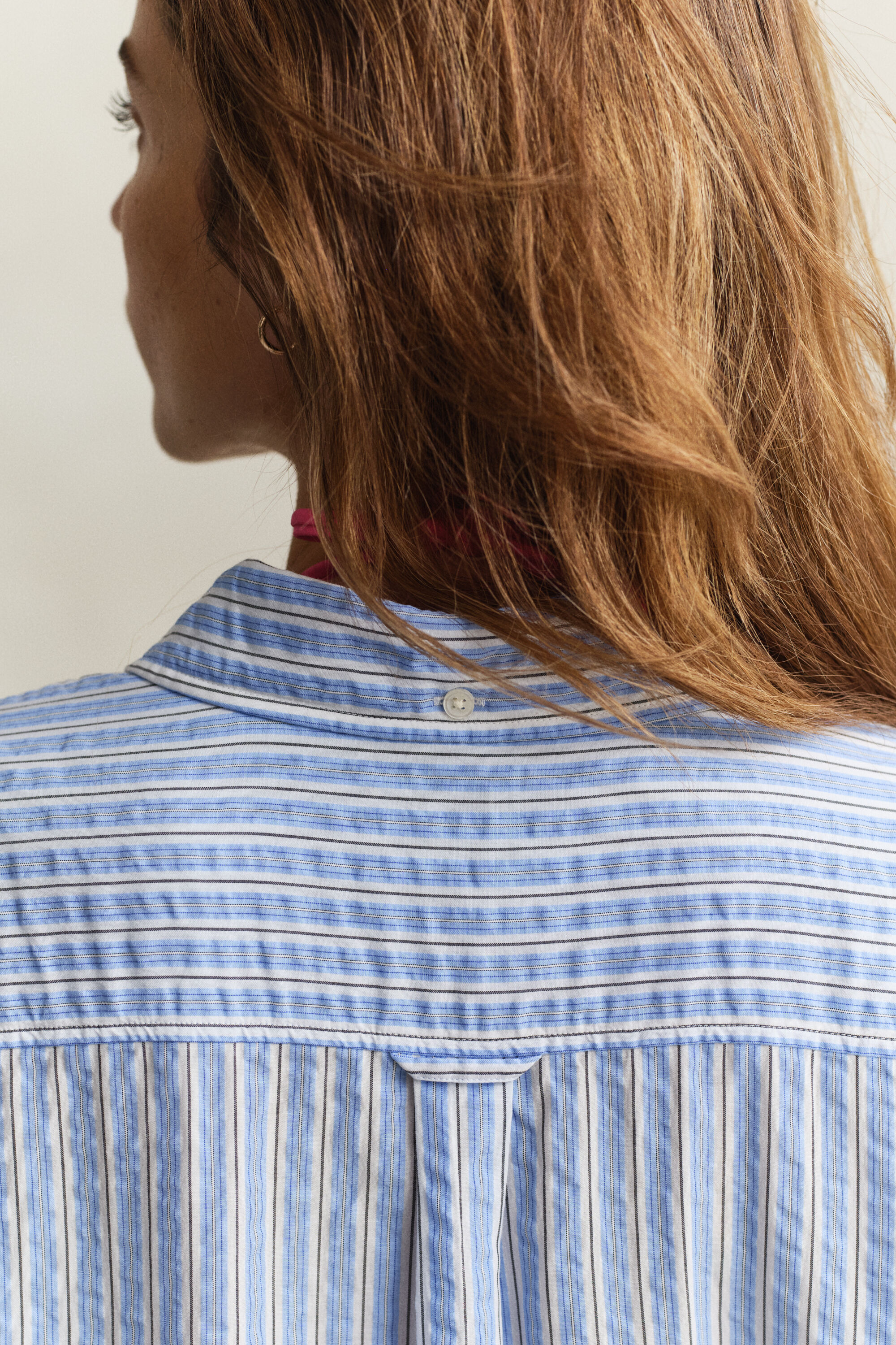 Gestreifte Seersucker Bluse