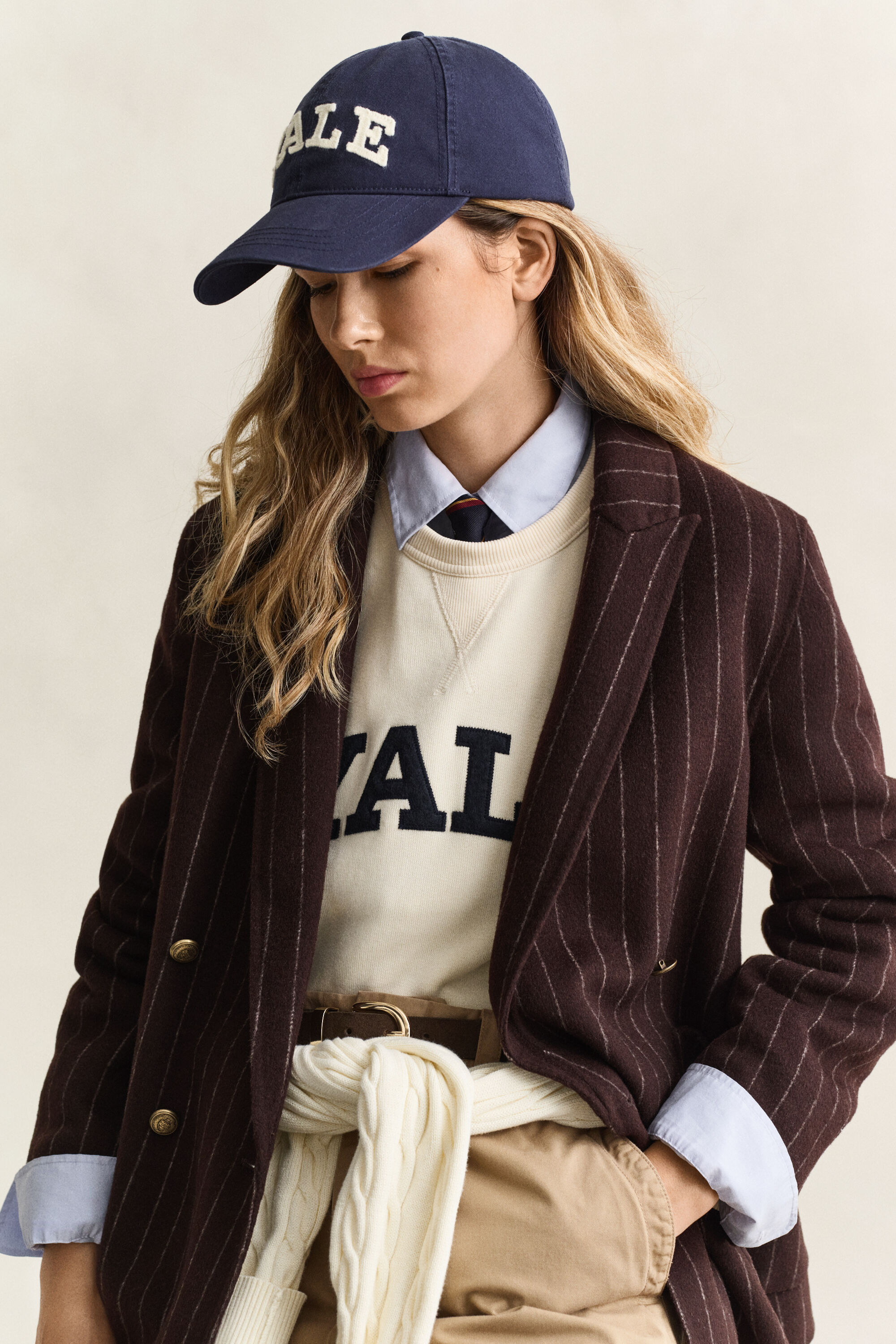 Handgenähter Gant x Yale Pinstripe Blazer