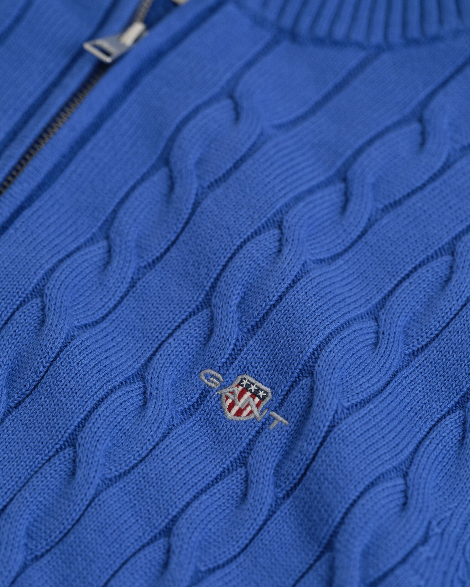 Zopfstrick Troyer aus Baumwolle