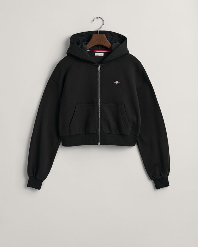 Teen Girls Verk&uuml;rzte Shield Sweatjacke