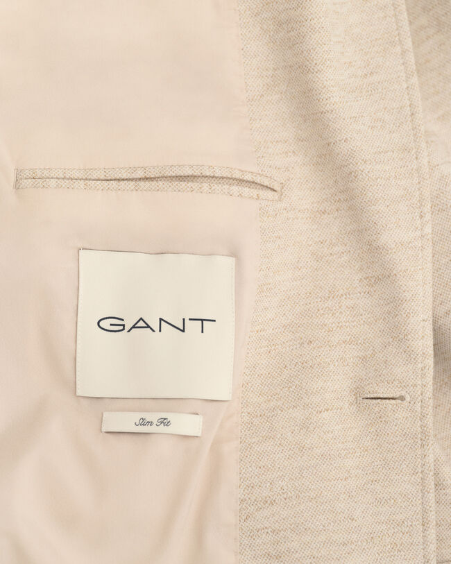 Baumwoll Leinen Sakko