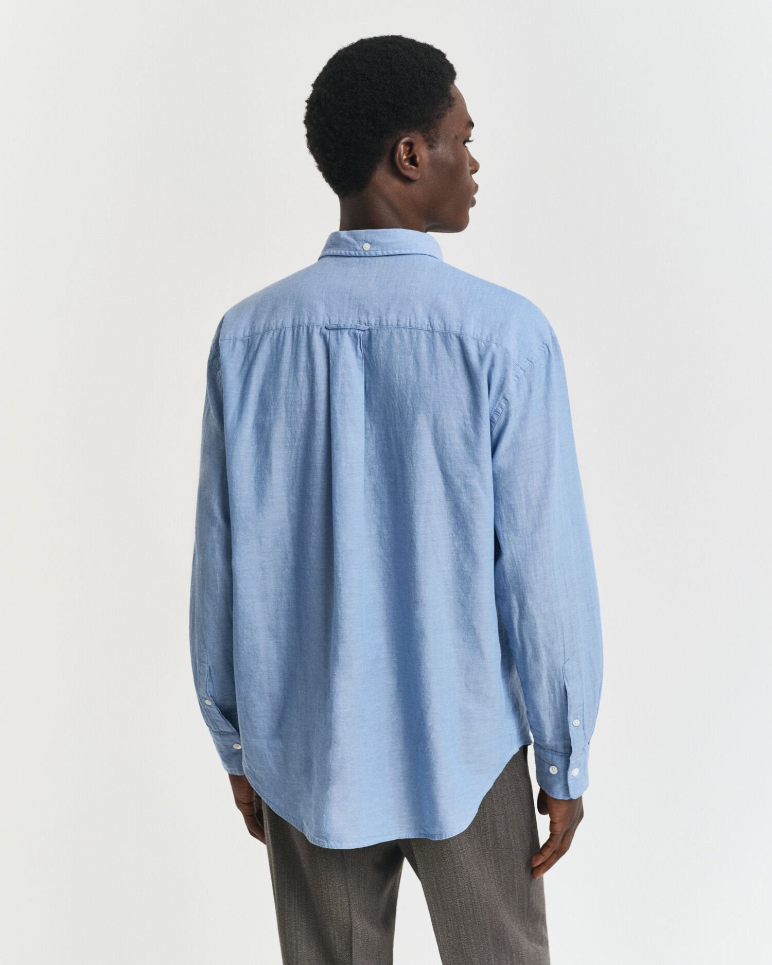Relaxed Fit Indigo Chambray Hemd