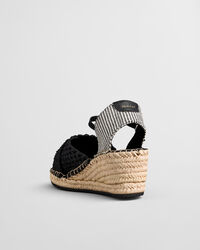 Luliza Strick-Espadrille mit Keilabsatz