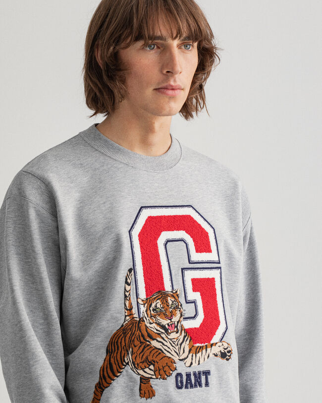 Tiger Rundhals-Sweatshirt