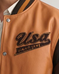GANT Varsity Jacket aus Leder