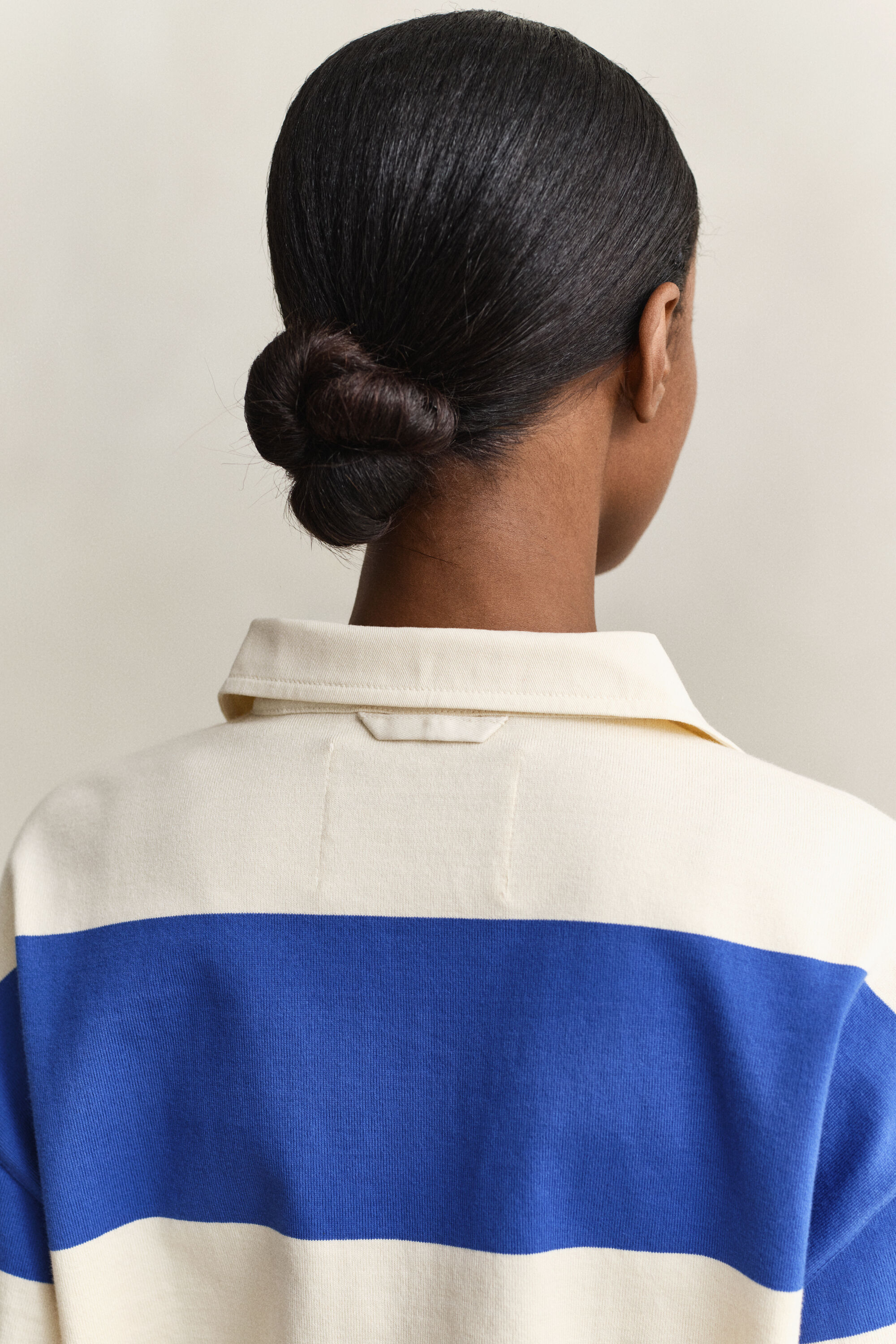 Gestreifter Heavy Rugger aus Baumwolle