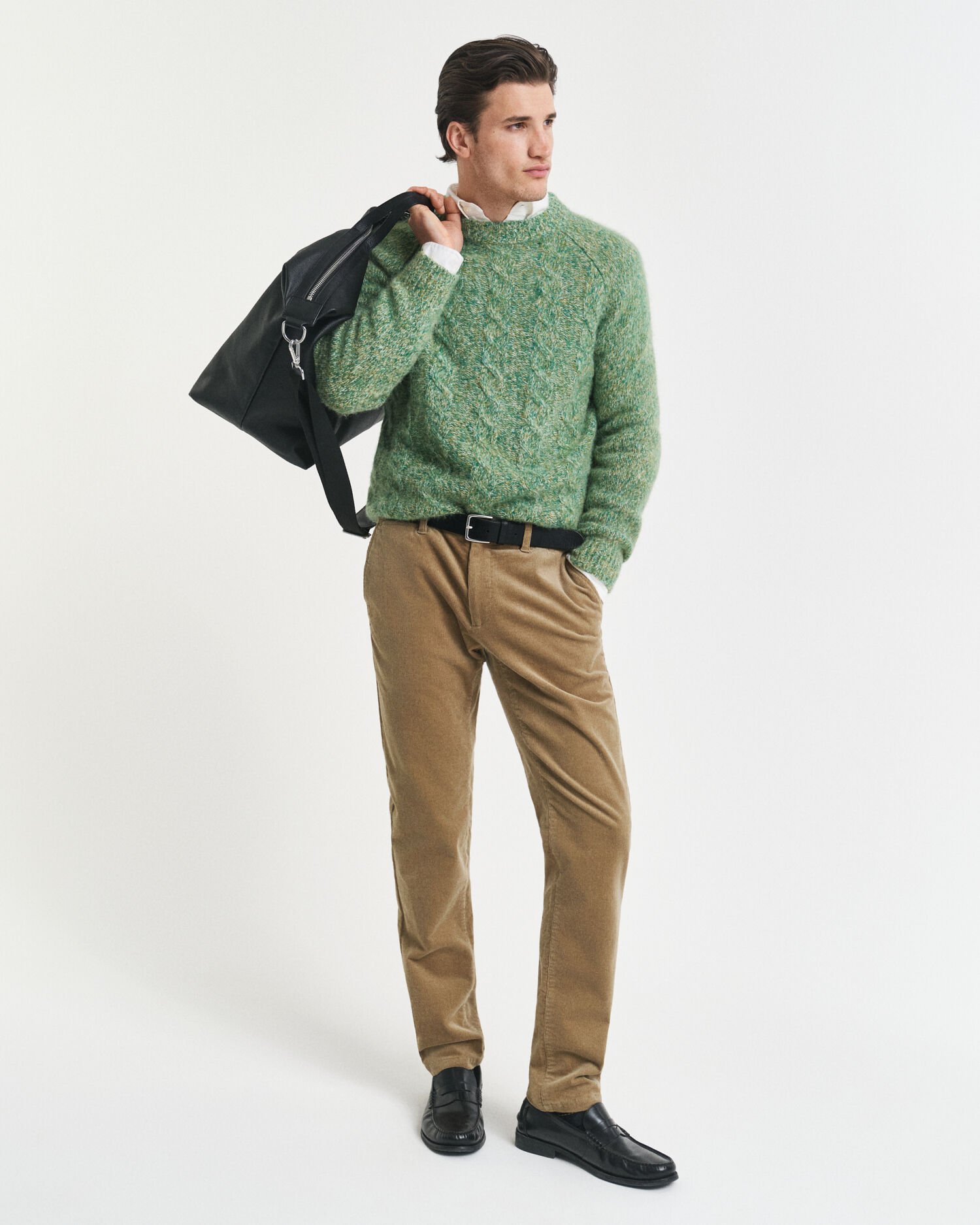 Slim Fit Cord Chinohose