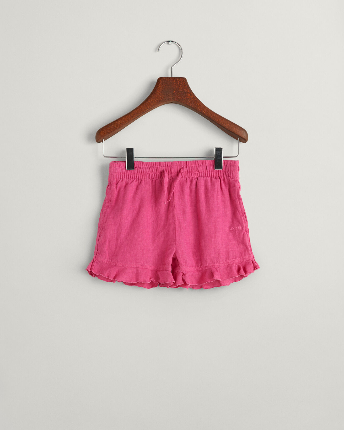 Girls Leinen Shorts mit R&uuml;schen