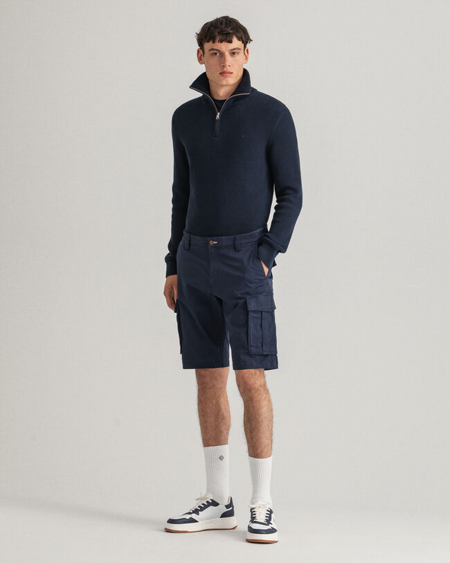 Relaxed Fit Cargoshorts aus Twill