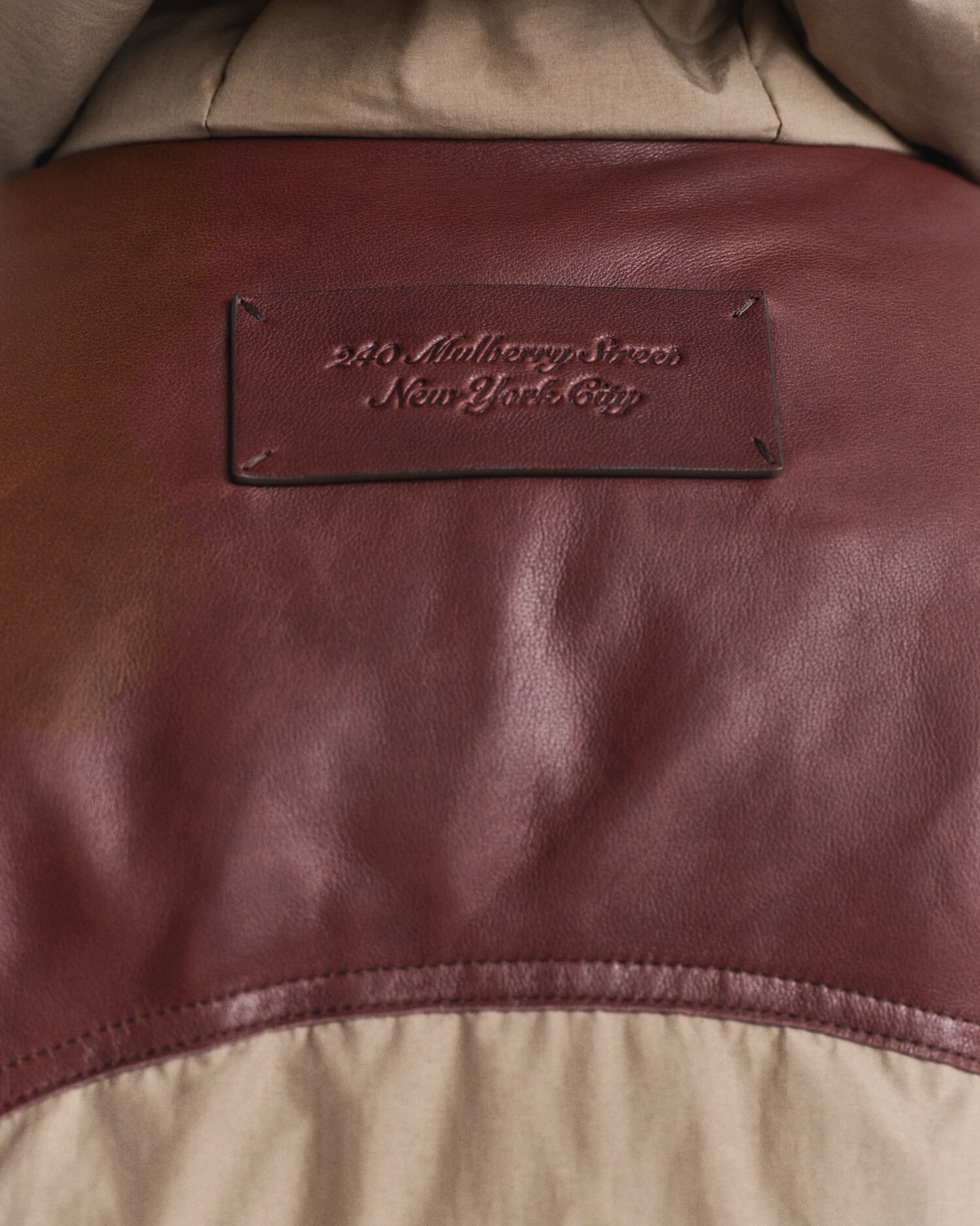 Baumwoll Parka mit Gänsedaunenfüllung