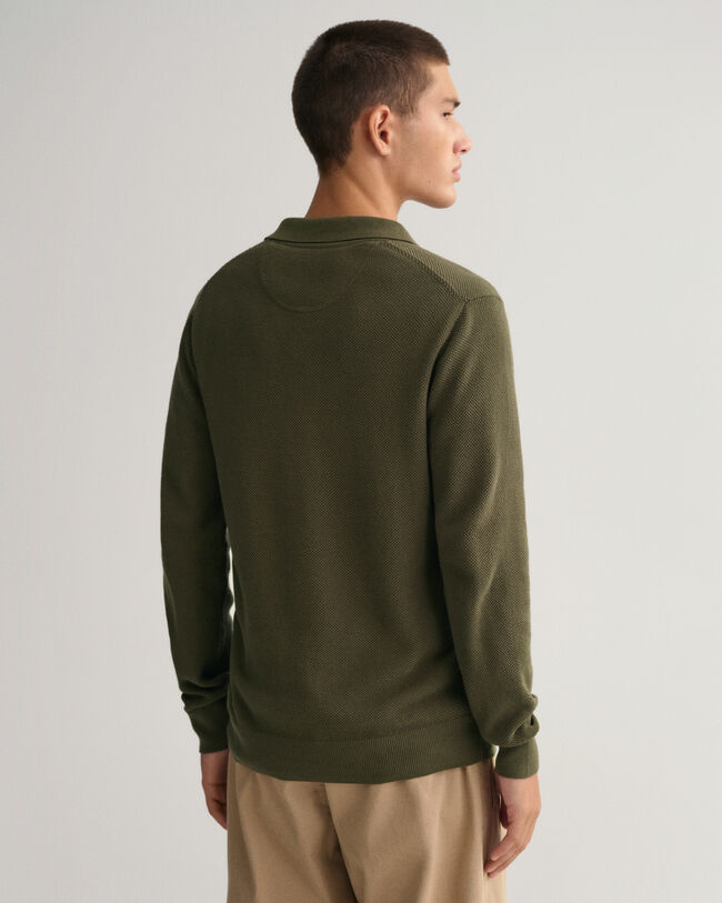 Polopullover aus Baumwoll-Piqu&eacute;