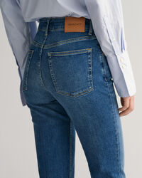 Slim Fit Schlagjeans