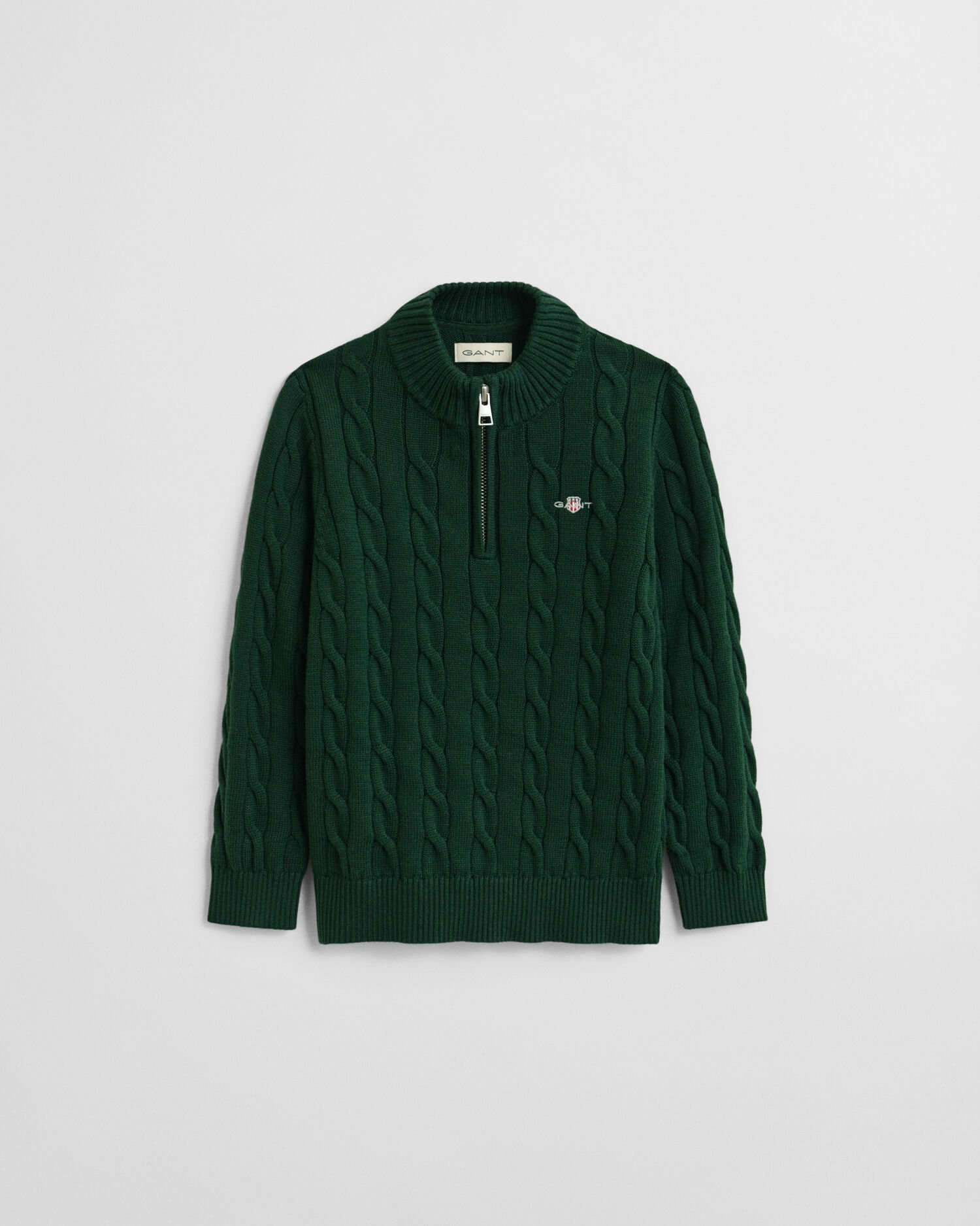 Kids Troyer aus Baumwolle mit Zopfmuster