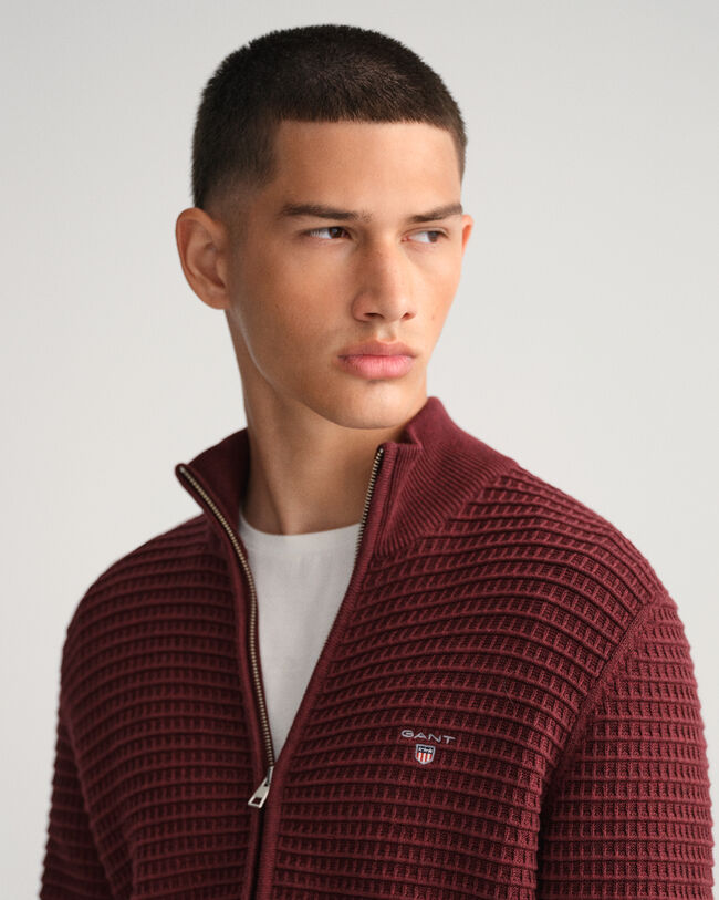 Struktur Strickjacke aus Baumwolle