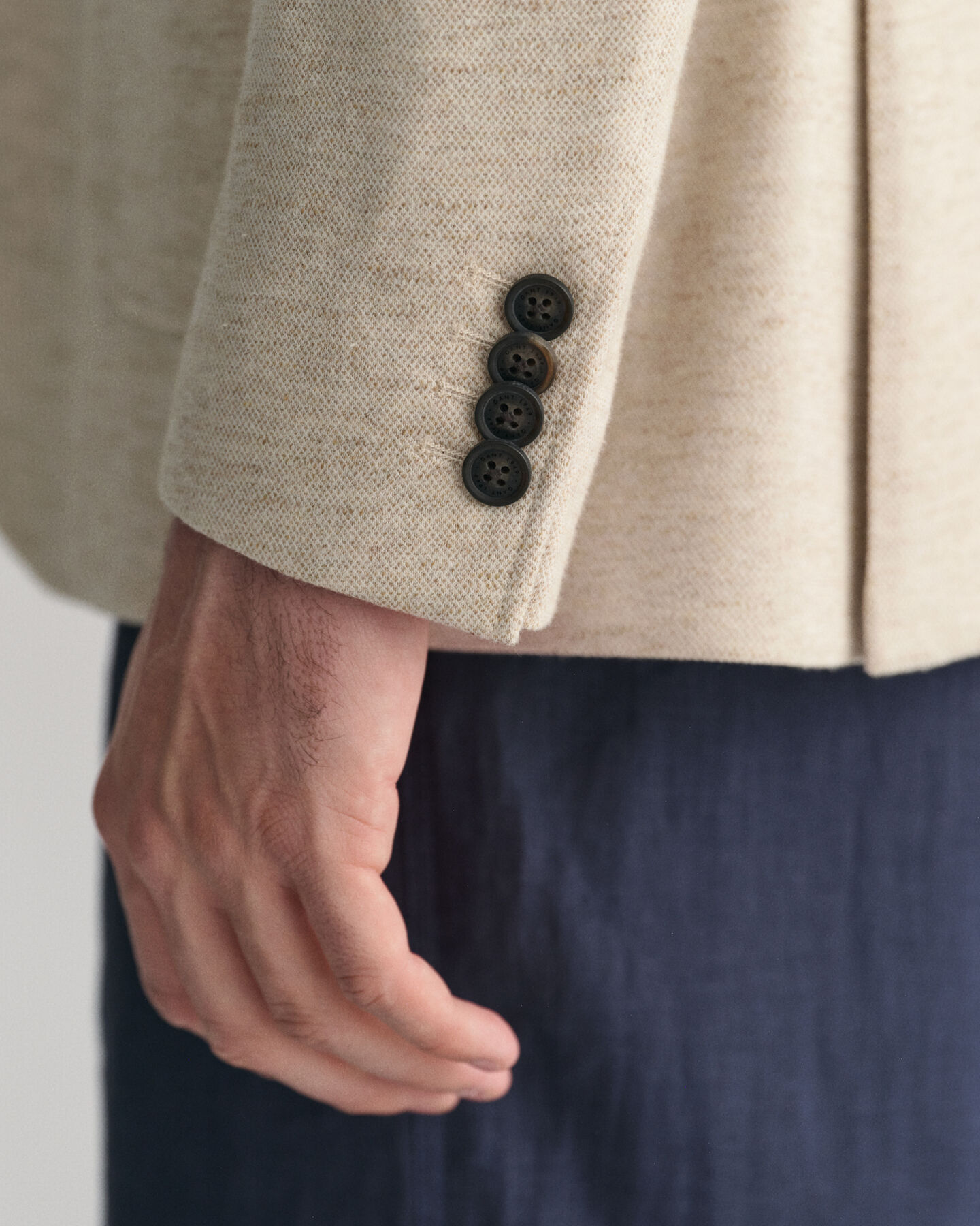Baumwoll Leinen Sakko