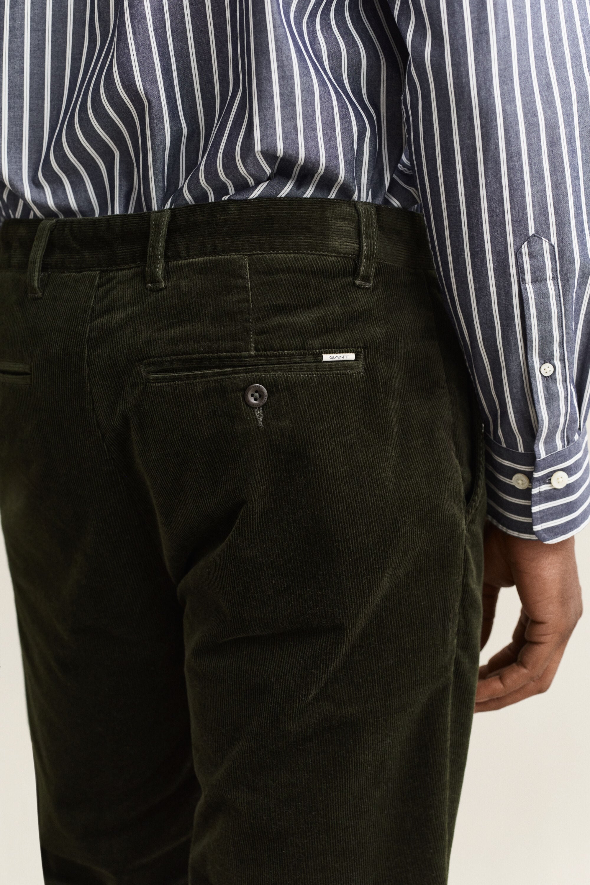 Regular Fit Cord Chinohose