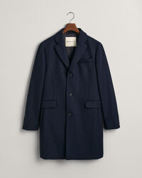Tailored Fit Klassischer Woll Topcoat