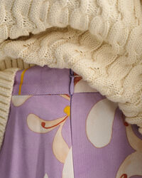 Midirock mit Blumen-Print