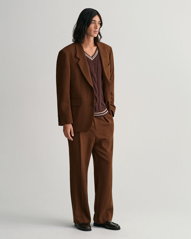 Zopfstrick Pullunder