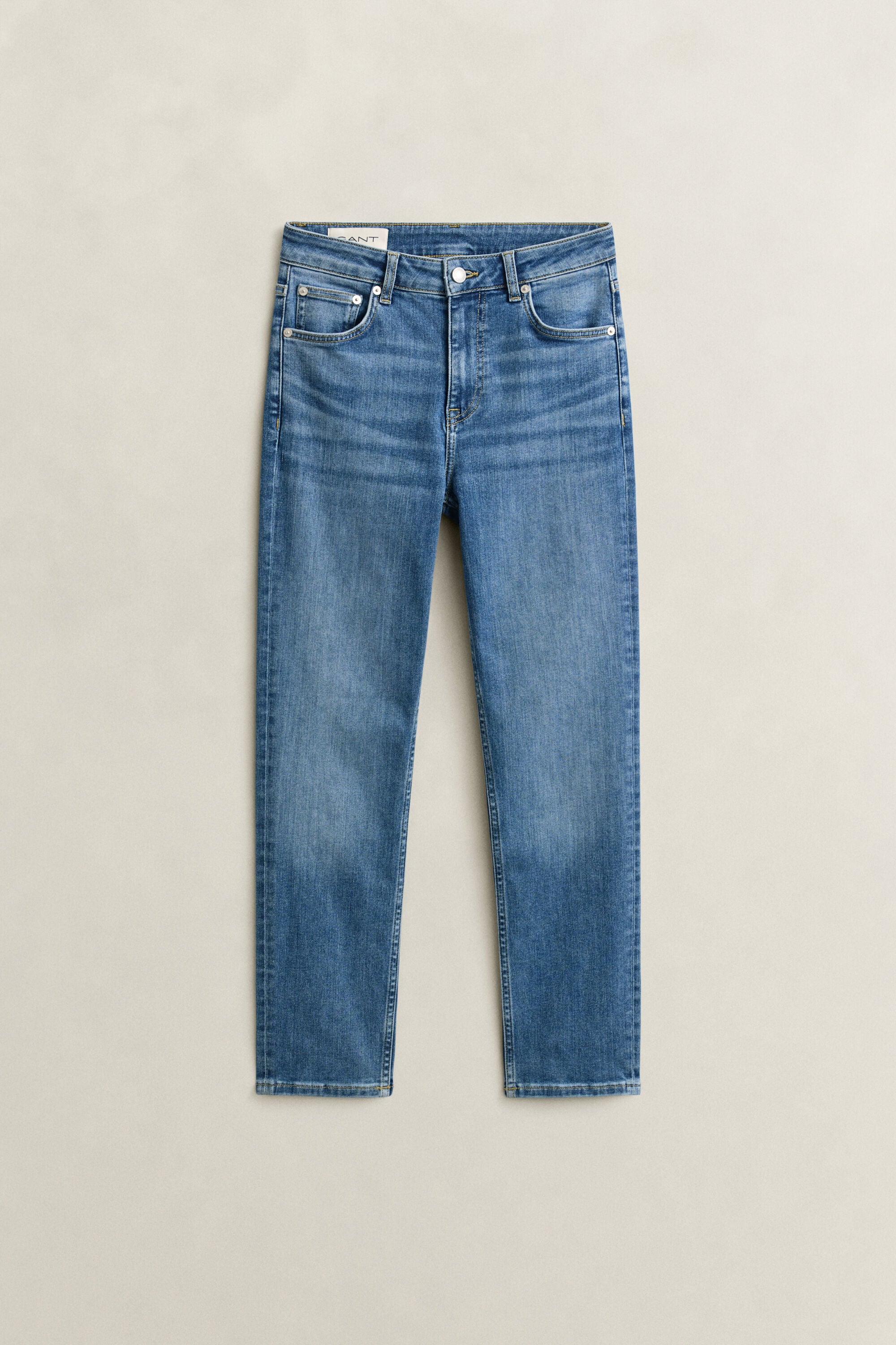 Cropped Stretch-Jeans