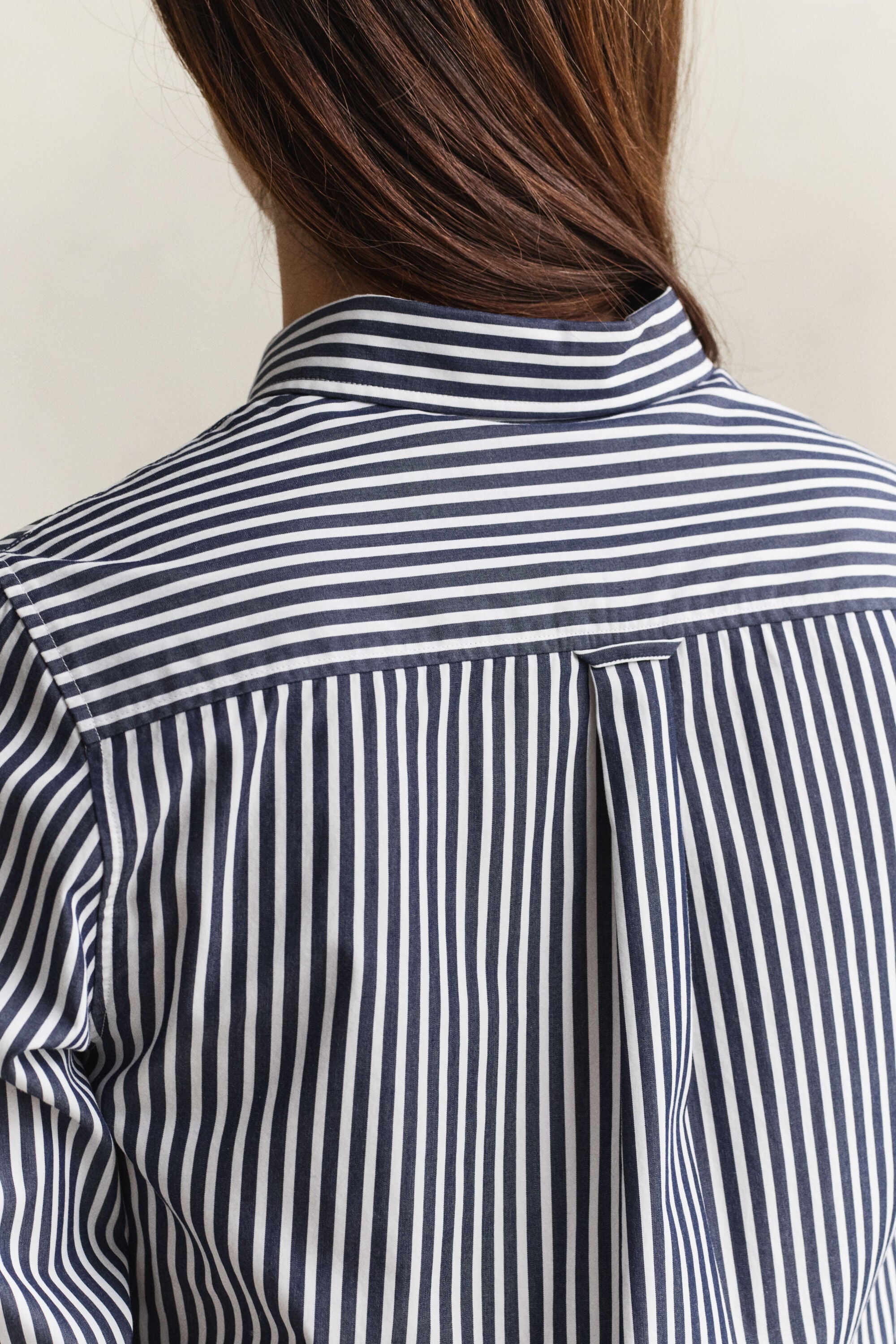 Regular Fit Classic Popeline-Bluse mit Streifen