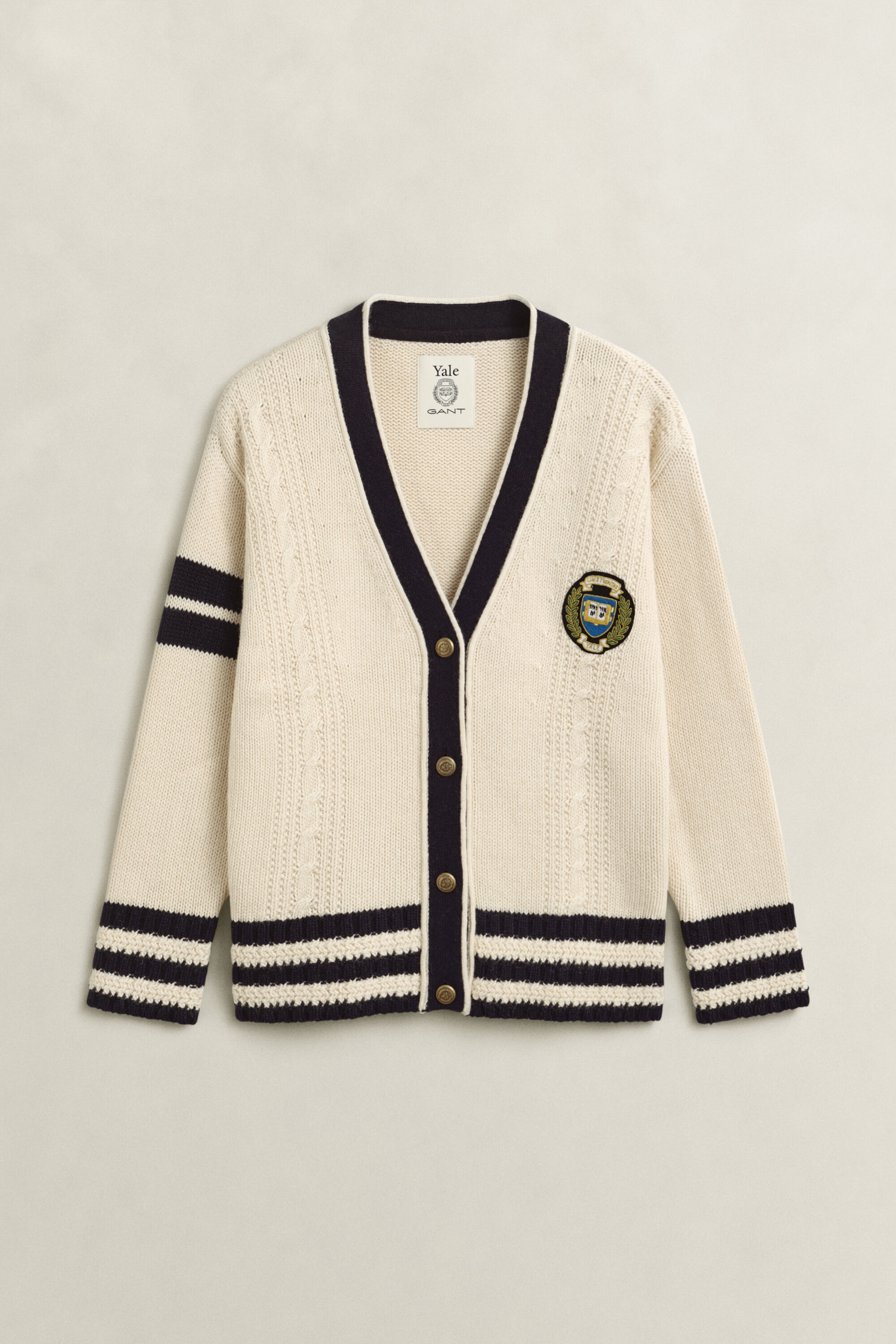 Gant x Yale Varsity Strickjacke