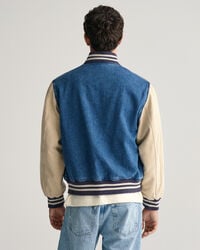 Denim Varsity Jacke