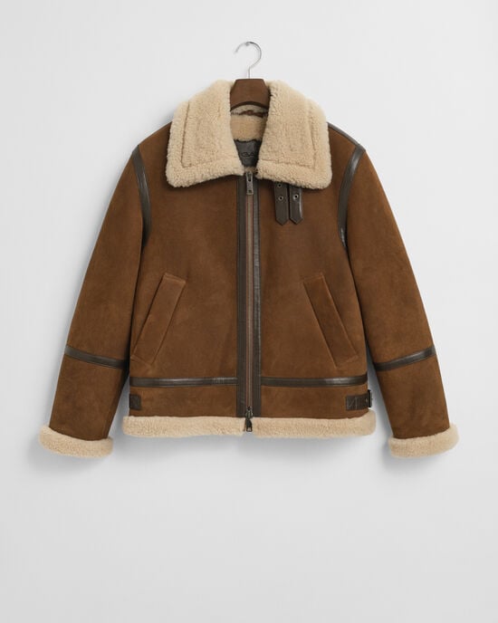 Shearling-Jacke