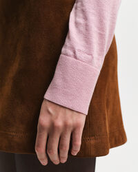 Feinstrick Rundhalspullover