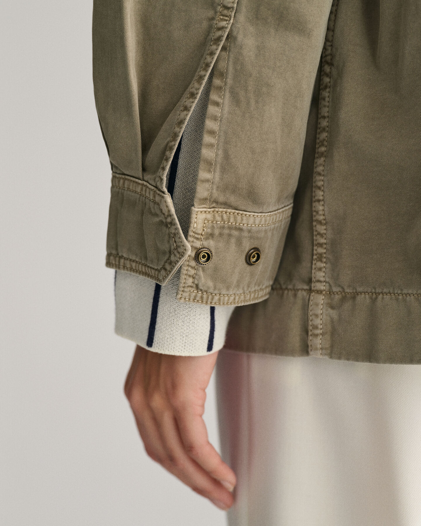 Stückgefärbte Feldjacke