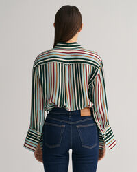 Relaxed Fit Bluse mit bunten Streifen