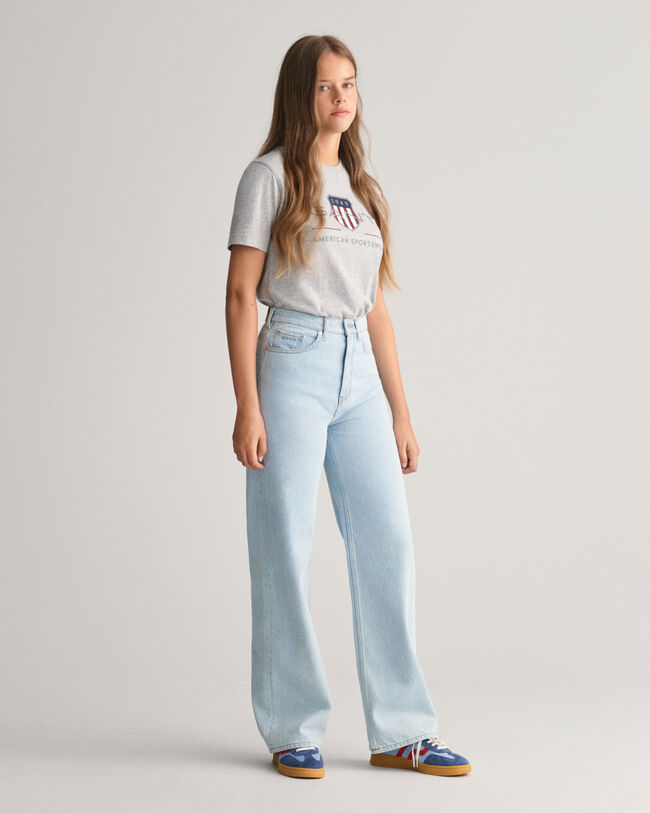 Teen Girls Jeans mit weitem Bein