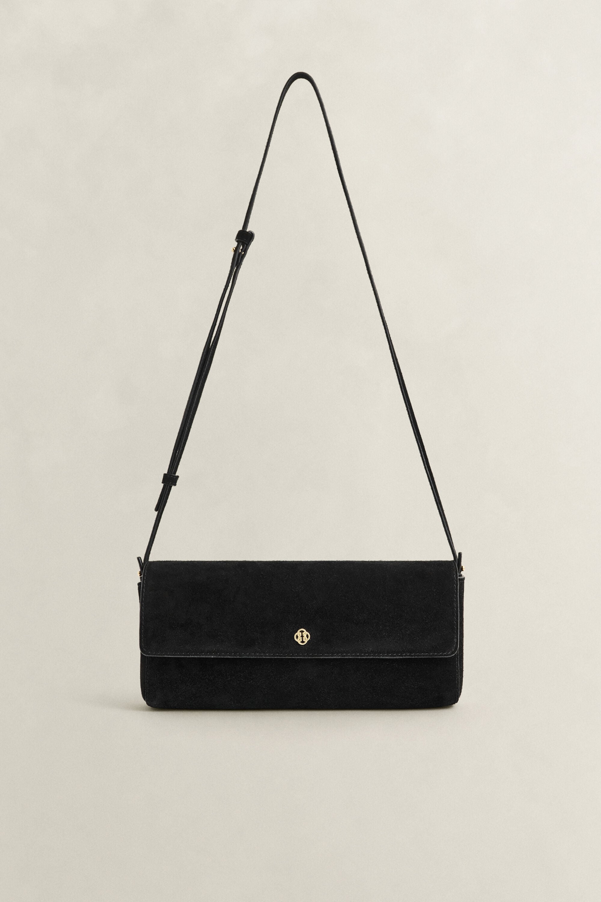 Clutch aus Veloursleder
