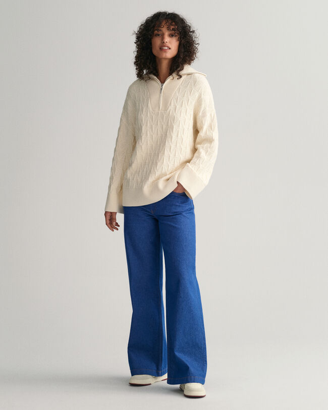 Troyer mit Fischgrätmuster