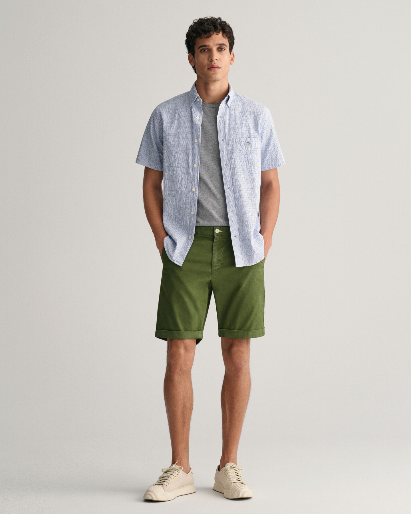 Sunfaded Regular Fit Shorts