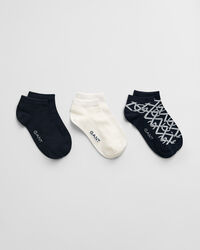3er-Pack Monogram Knöchelsocken