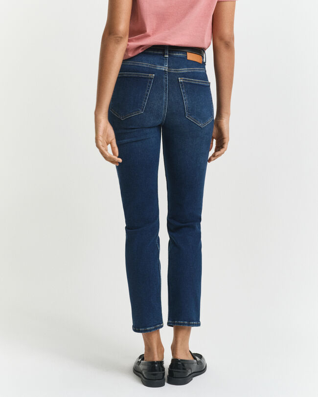 Verkürzte Slim Fit Jeans