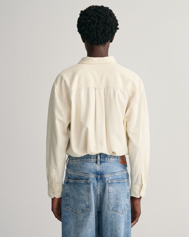 Relaxed Fit Utility-Bluse