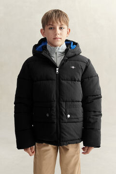 Teen Boys Baffle Jacket — BLACK 4